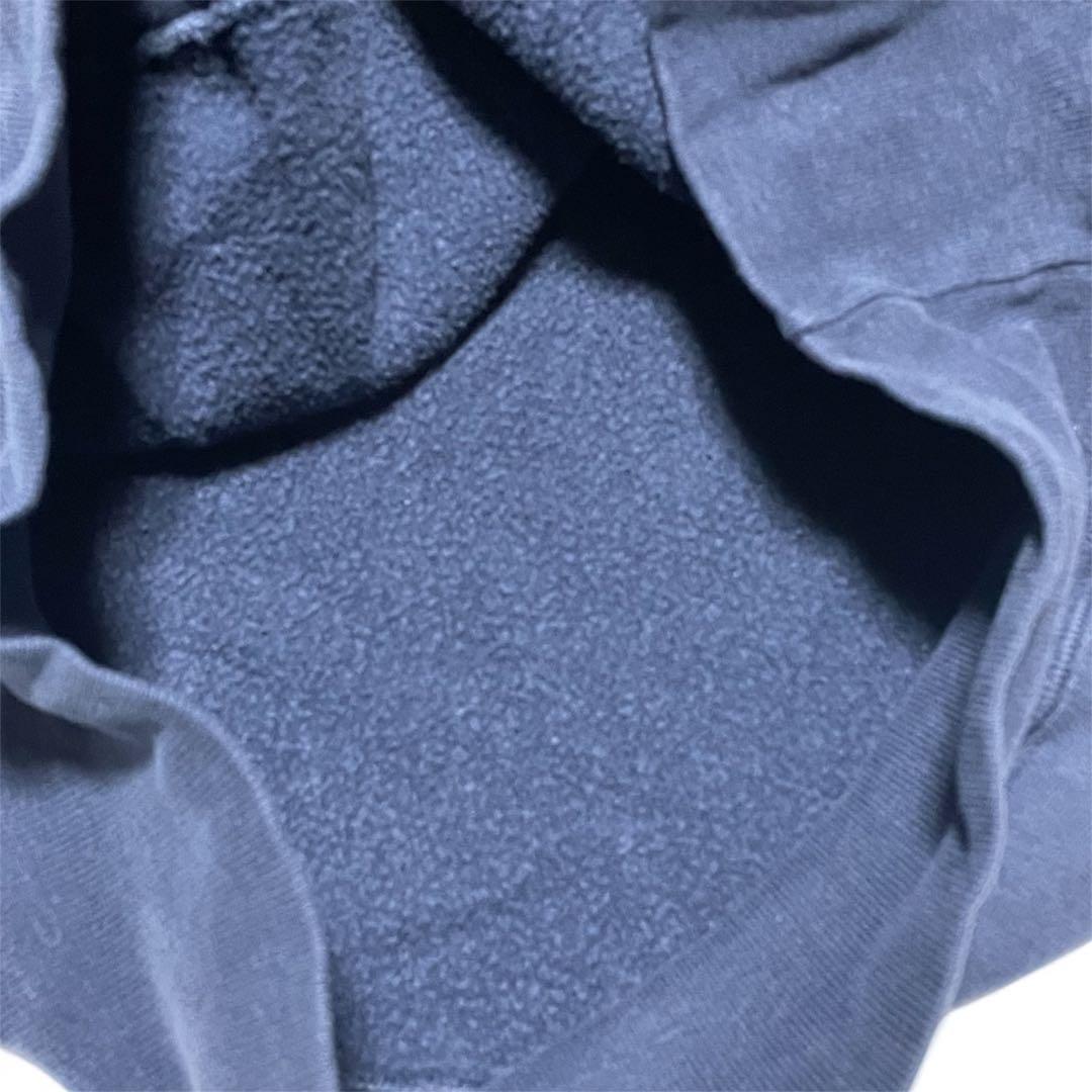 90s USA製 チャンピオン リバースウィーブ 刺繍ロゴ ネイビー スウェット