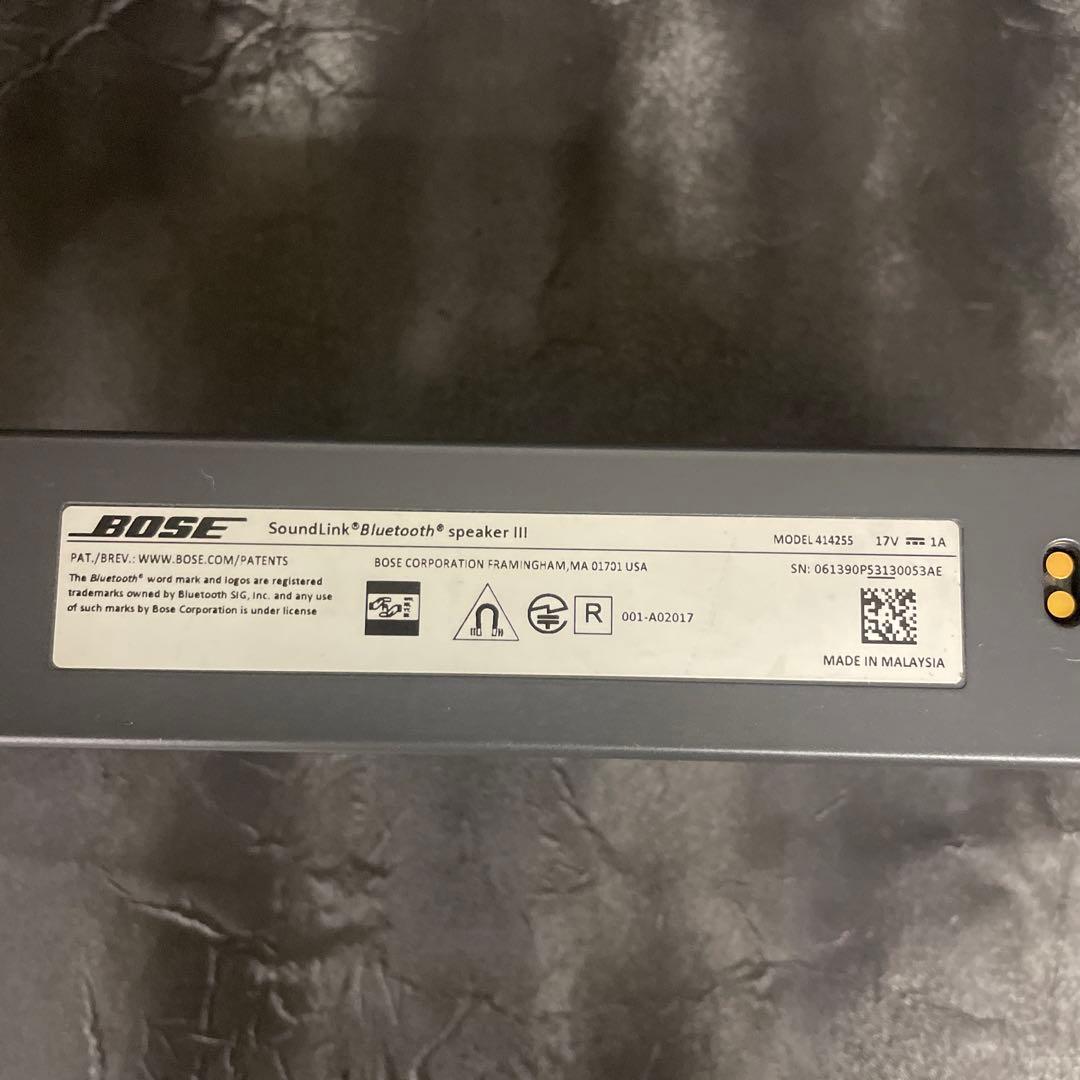 BOSE soundlink Bluetooth speakrⅢ