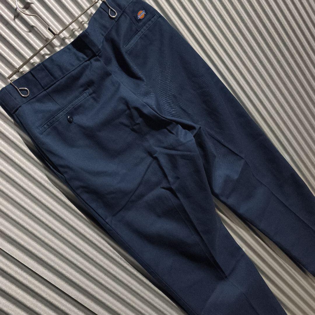 USA製 90s ディッキーズ ネイビー チノパン トラウザー W34