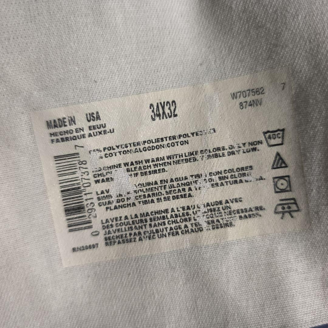 USA製 90s ディッキーズ ネイビー チノパン トラウザー W34