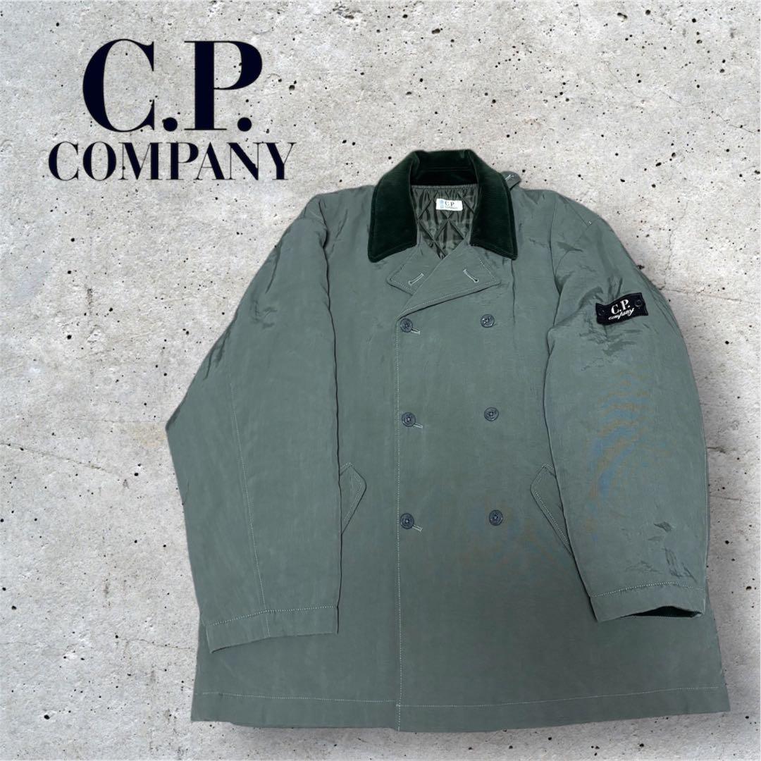 田*上様 C.P COMPANY キルティング ジャケット 襟コーデュロイ