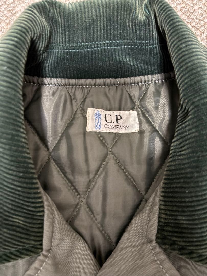 田*上様 C.P COMPANY キルティング ジャケット 襟コーデュロイ
