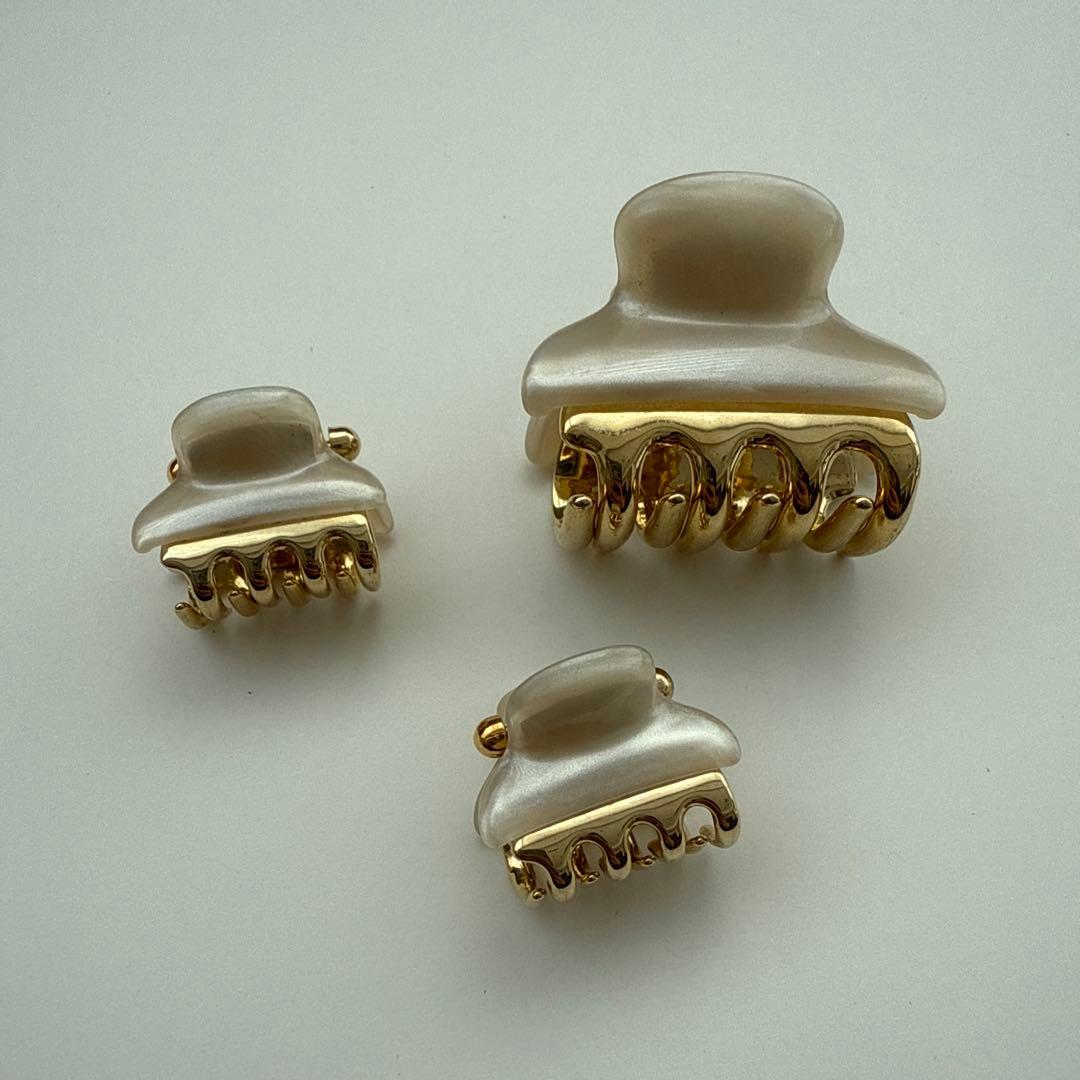 アッカ　ヘアクリップ3点セット