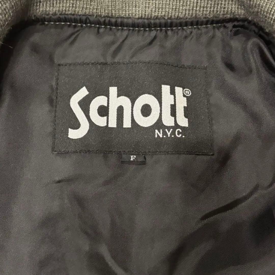 希少 Schott N.Y.C. MA-1 フライトジャケット F オリーブ
