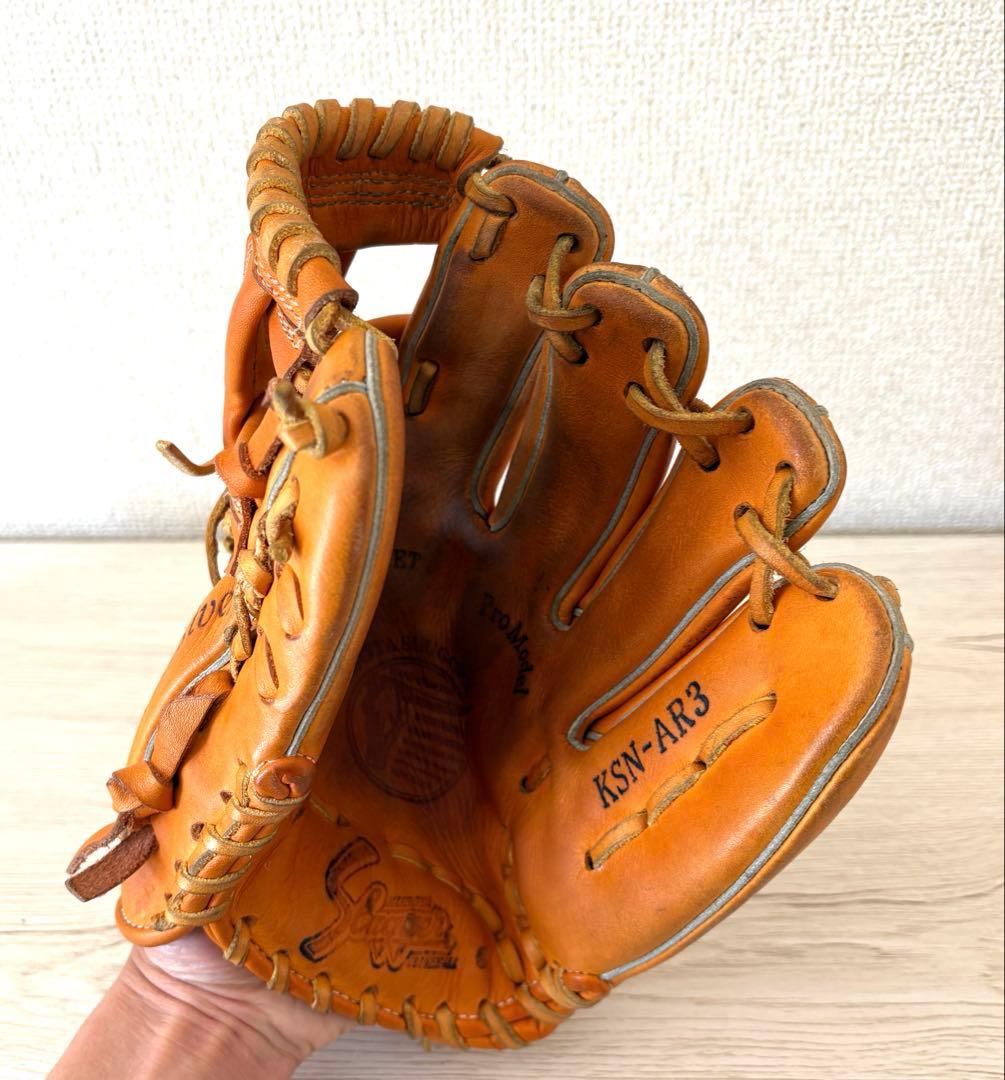 【美品】久保田スラッガー　軟式グローブ　KNS-AR3 ラベル交換済み