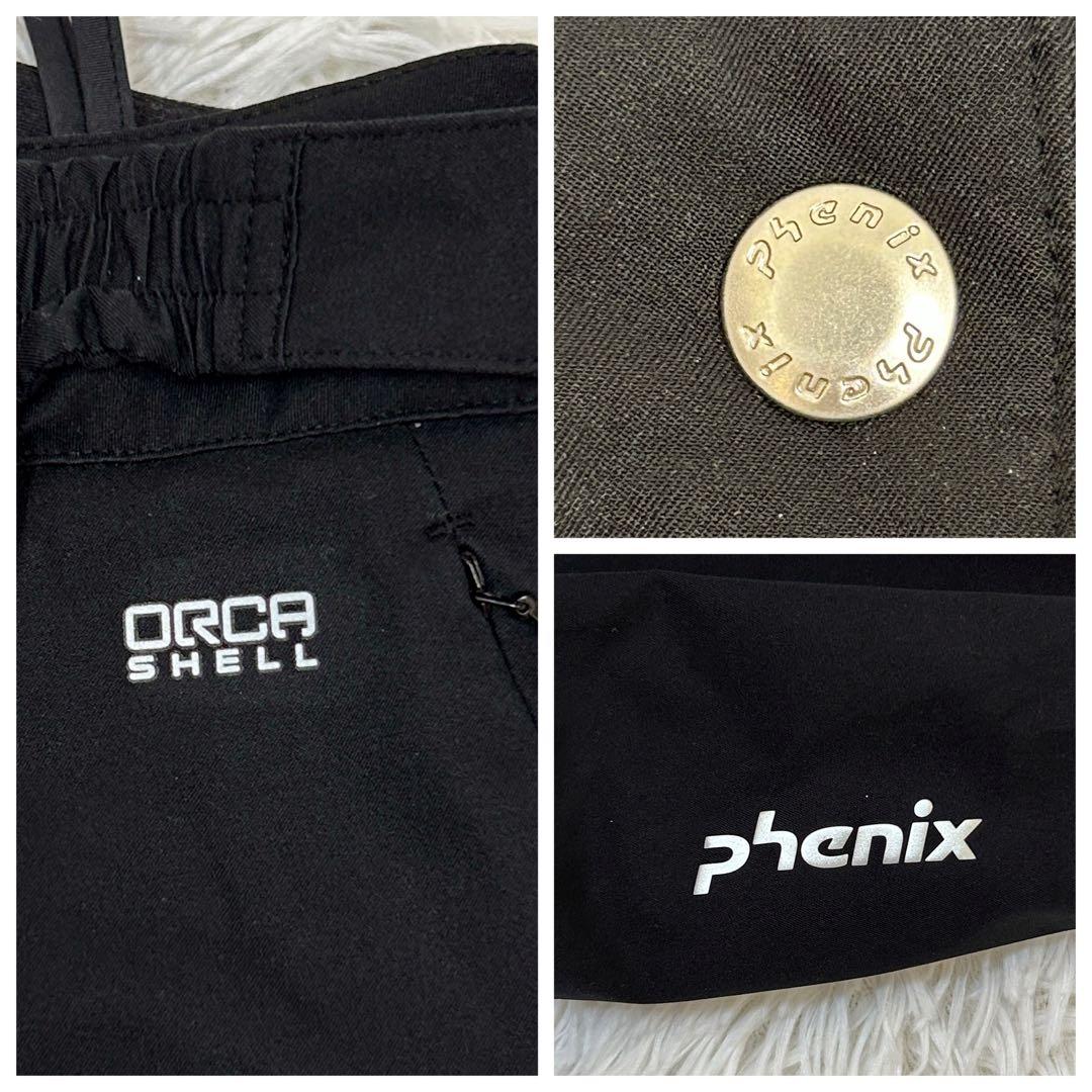 【美品‼︎】Phenix スキーウェア上下セット 160 グレー×黒 美品 M相当