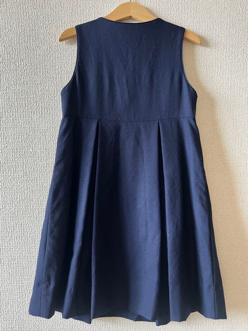 ファミリア　ボレロとジャンパスカート　アンサンブル　ネイビーお受験 115センチ