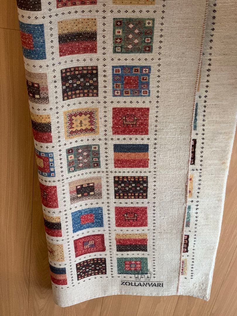 さらにお値下げ中　【美品】ギャッベ　カシュクリ　一点もの