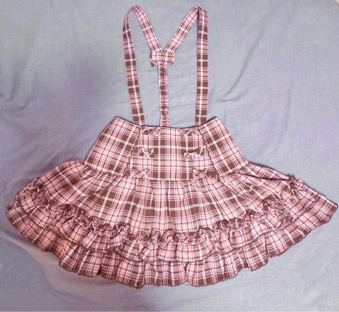 レア　アンジェリックプリティDolce Tartan サス付きスカー2010年頃