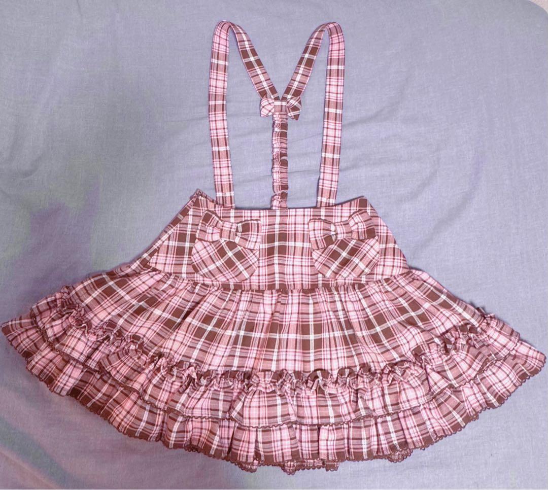 レア　アンジェリックプリティDolce Tartan サス付きスカー2010年頃