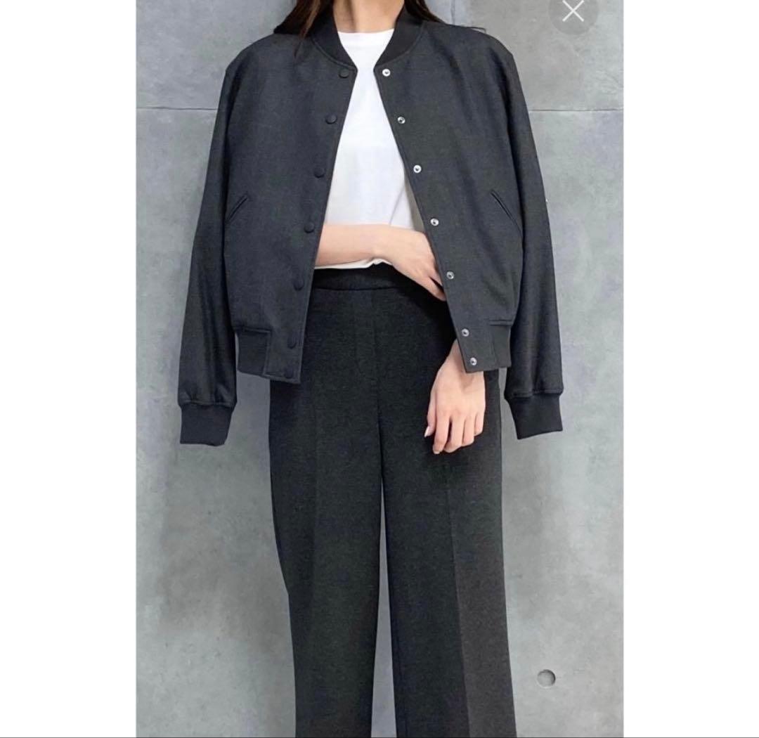美品✨22AW セオリー ブルゾン ボンバージャケット SLEEK SAXONY