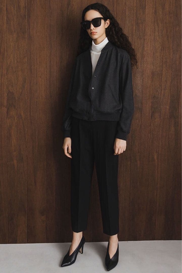 美品✨22AW セオリー ブルゾン ボンバージャケット SLEEK SAXONY