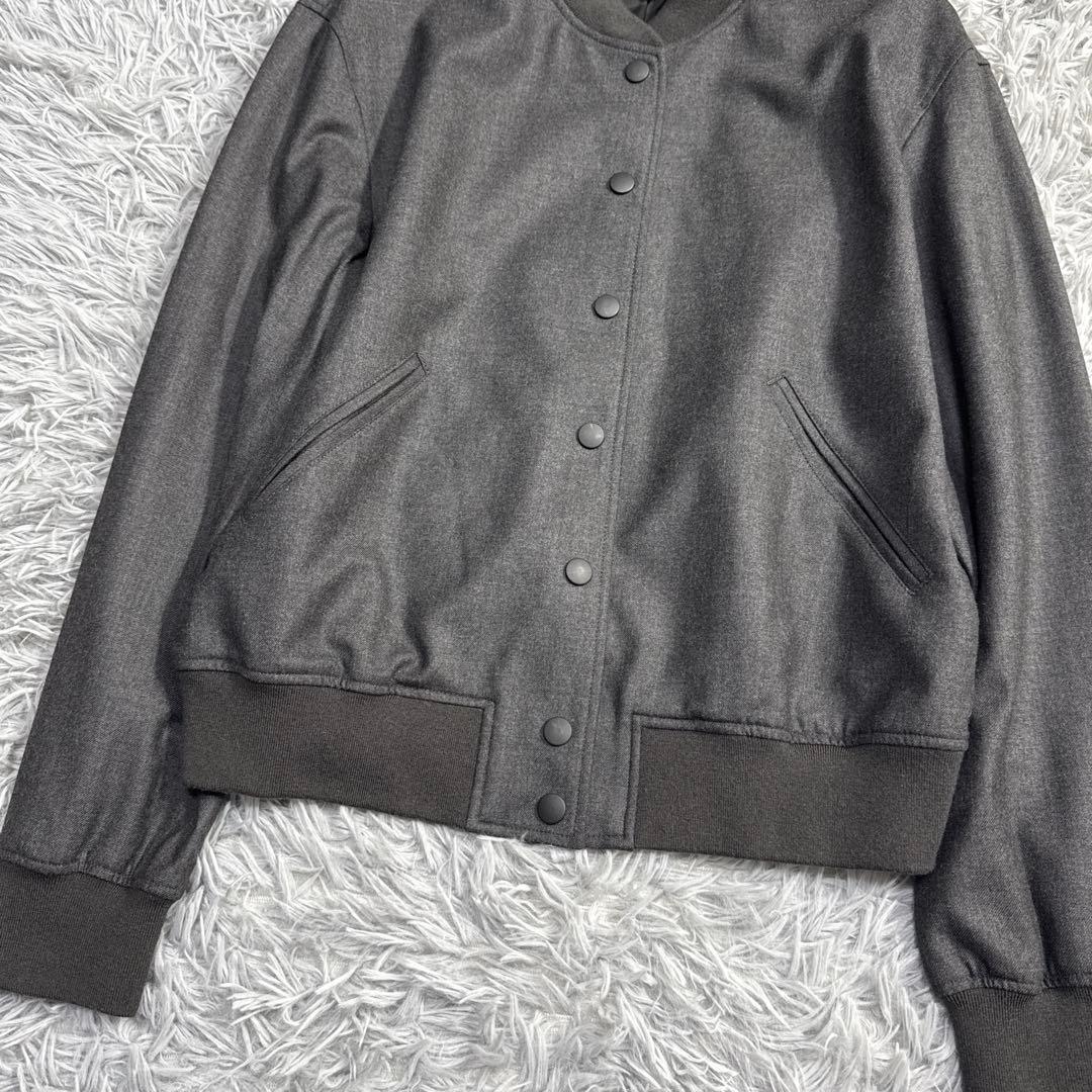 美品✨22AW セオリー ブルゾン ボンバージャケット SLEEK SAXONY