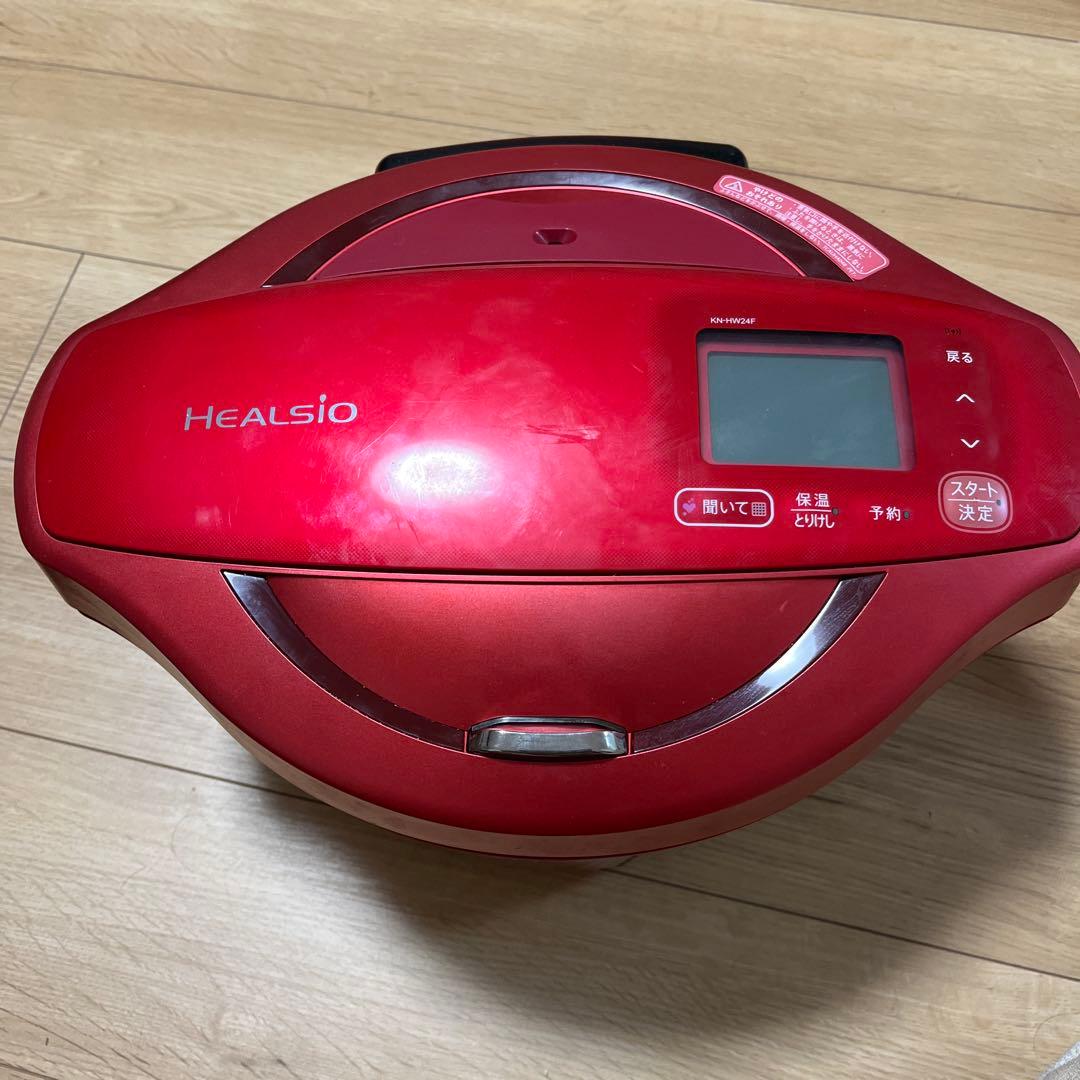SHARP HEALSIO 電気圧力鍋 レッド　KN-HW24F
