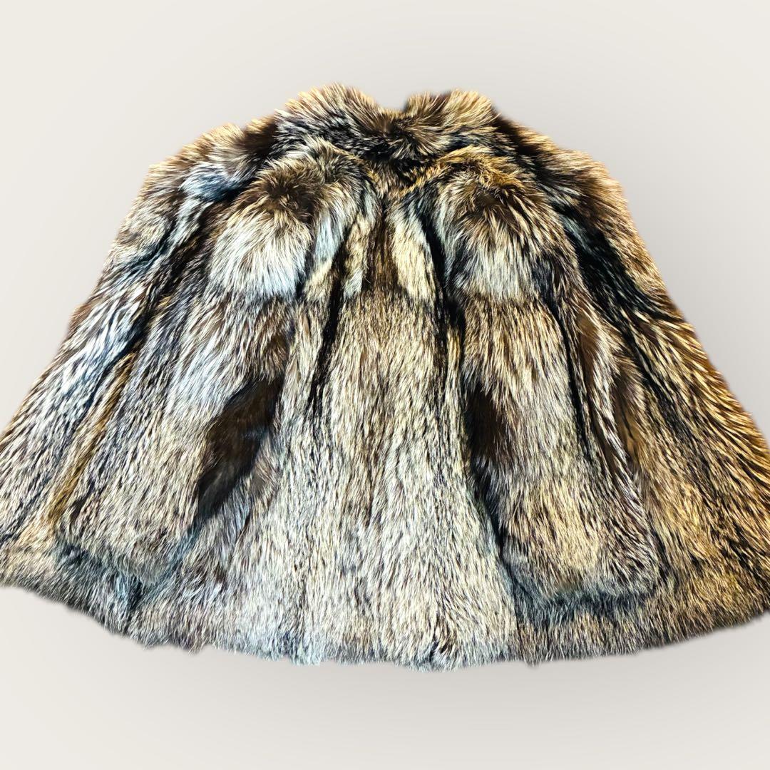 PRELIOT SAGA FOX 肉厚 リアルファー シルバー系