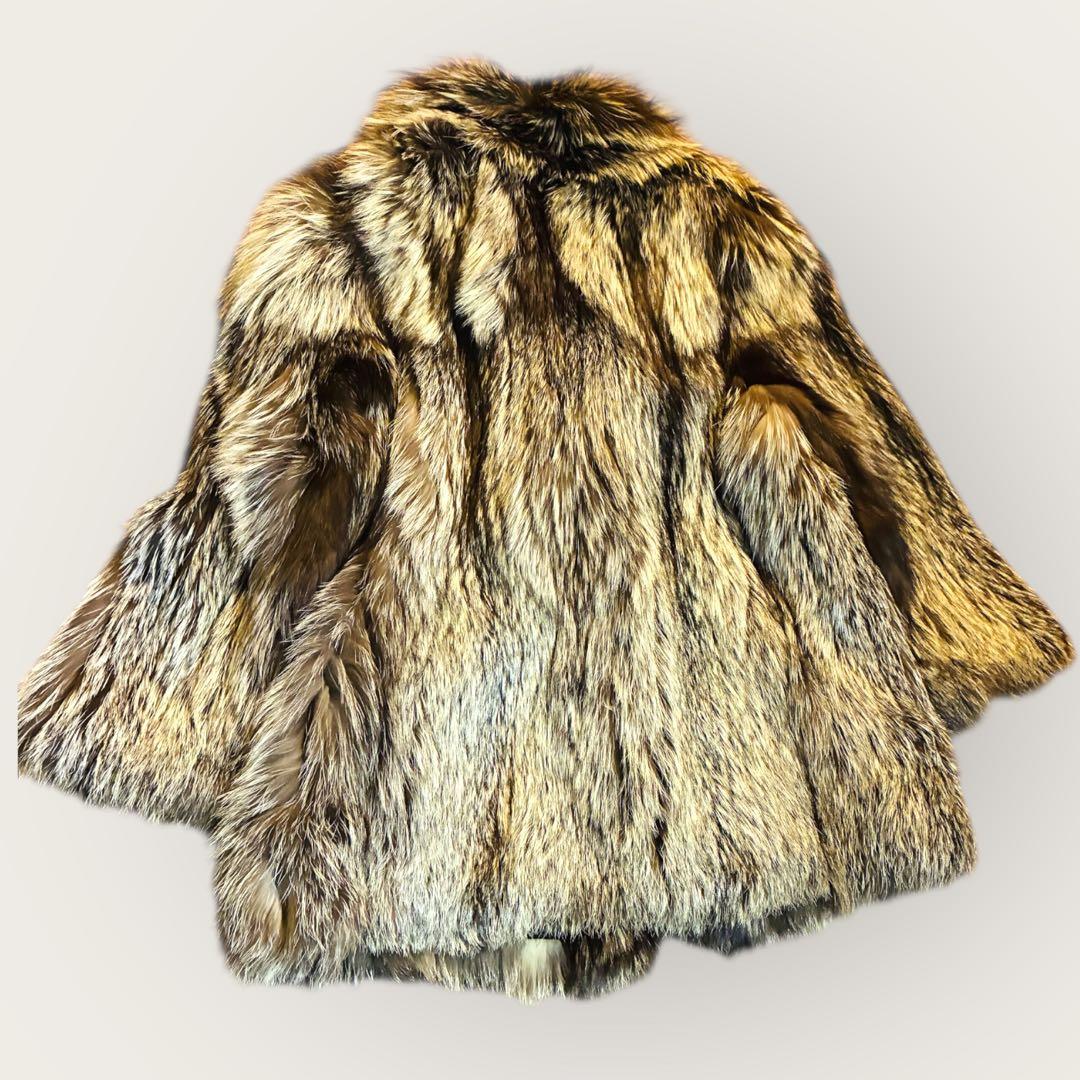 PRELIOT SAGA FOX 肉厚 リアルファー シルバー系