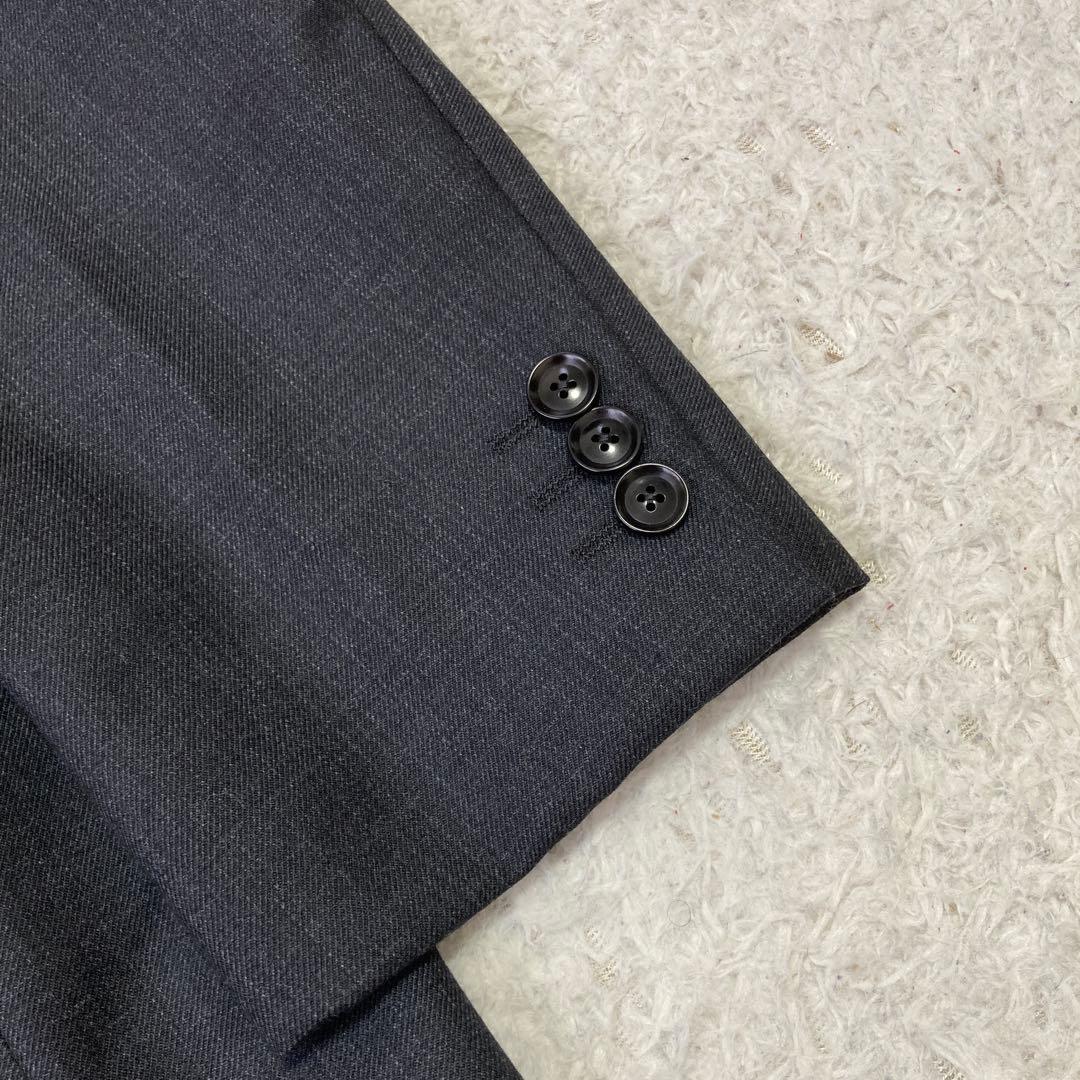 ［未使用］TAKEO KIKUCHI セットアップ チャコール LL フォーマル