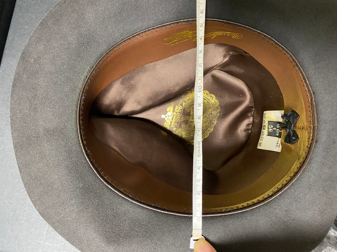 Borsalino/ボルサリーノハット ビーバーファーフェルトハット 帽子