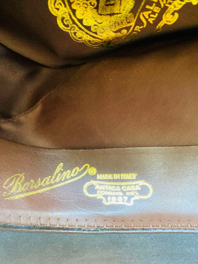 Borsalino/ボルサリーノハット ビーバーファーフェルトハット 帽子