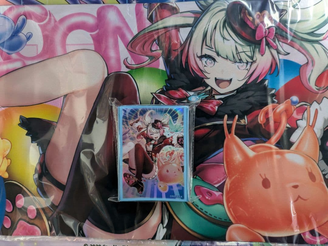 【未開封プレイマット＆スリーブ】バルーンバティーア　遊戯王の日