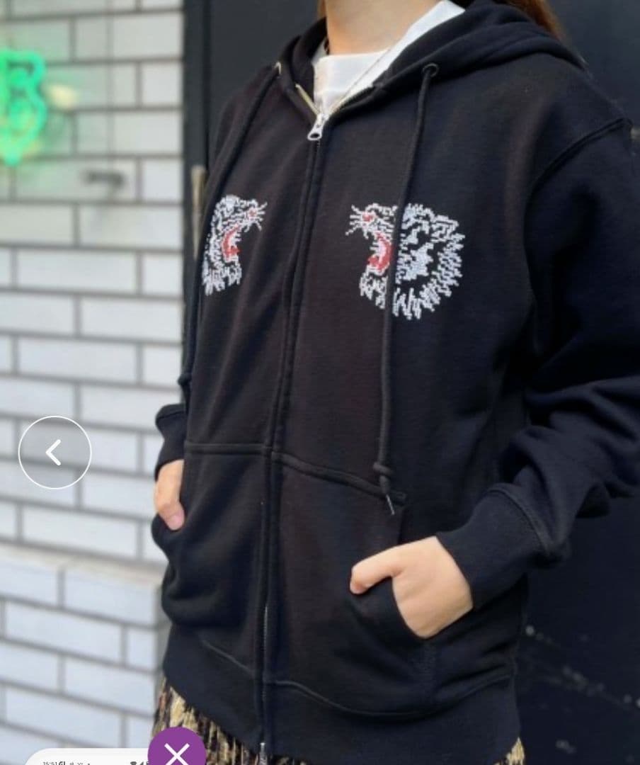 美品　ケイタマルヤマ　JAPAN ziup up foodie　パーカー