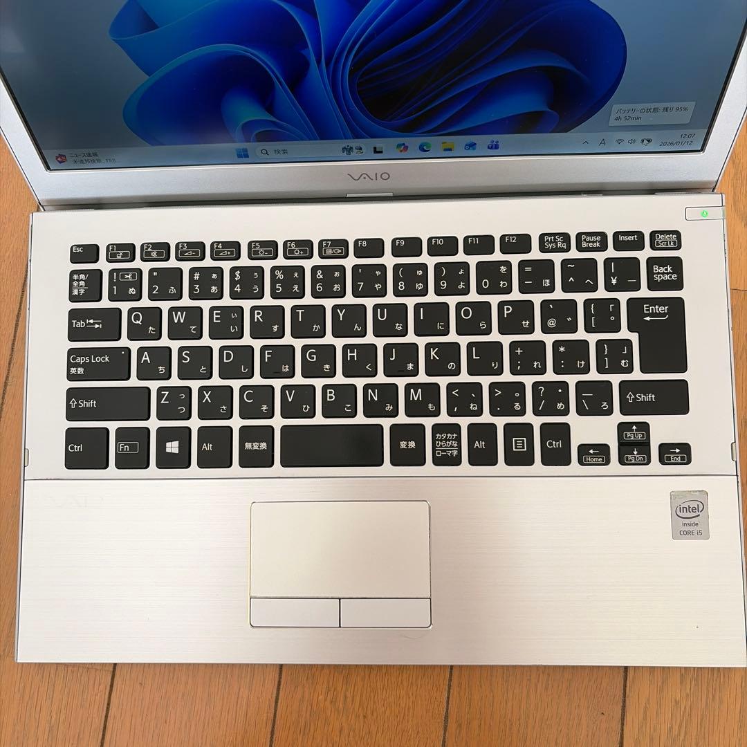 Windowsノート本体 SONY VAIO VJP132C11N Core i5-5200U Win11