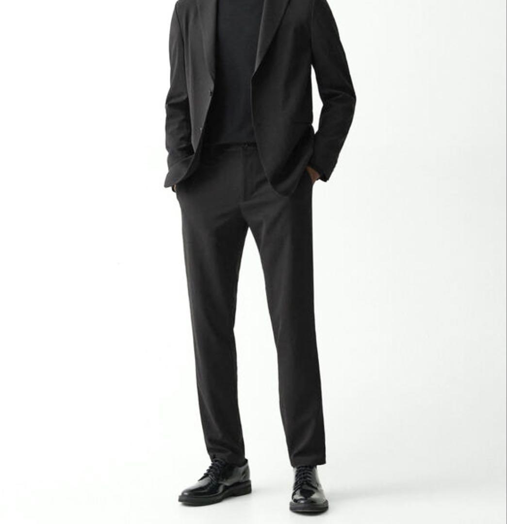 美品 25年 セオリー Zaine Sideelastic Pant 黒 32