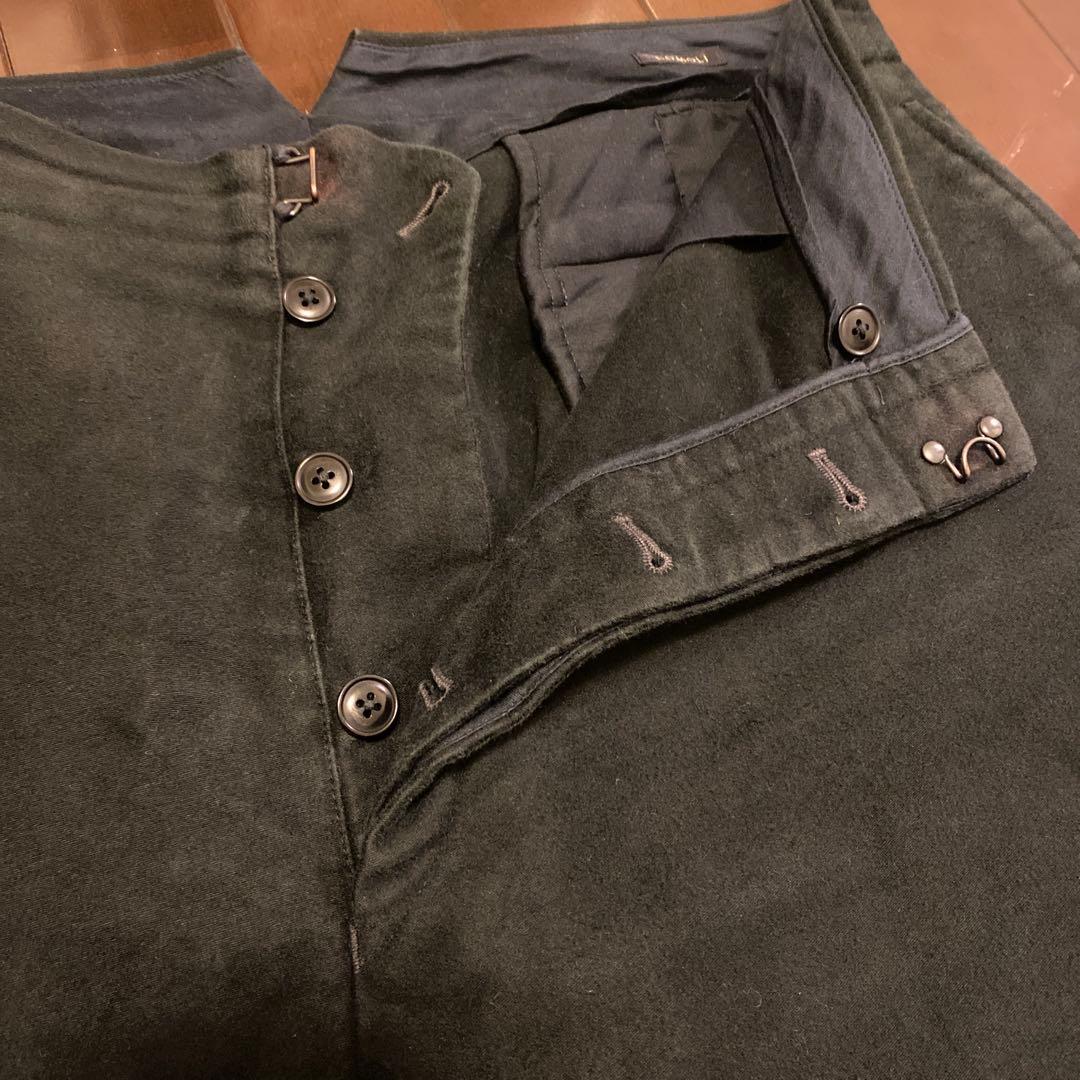 COMOLI モールスキンバックストラップパンツ サイズ3