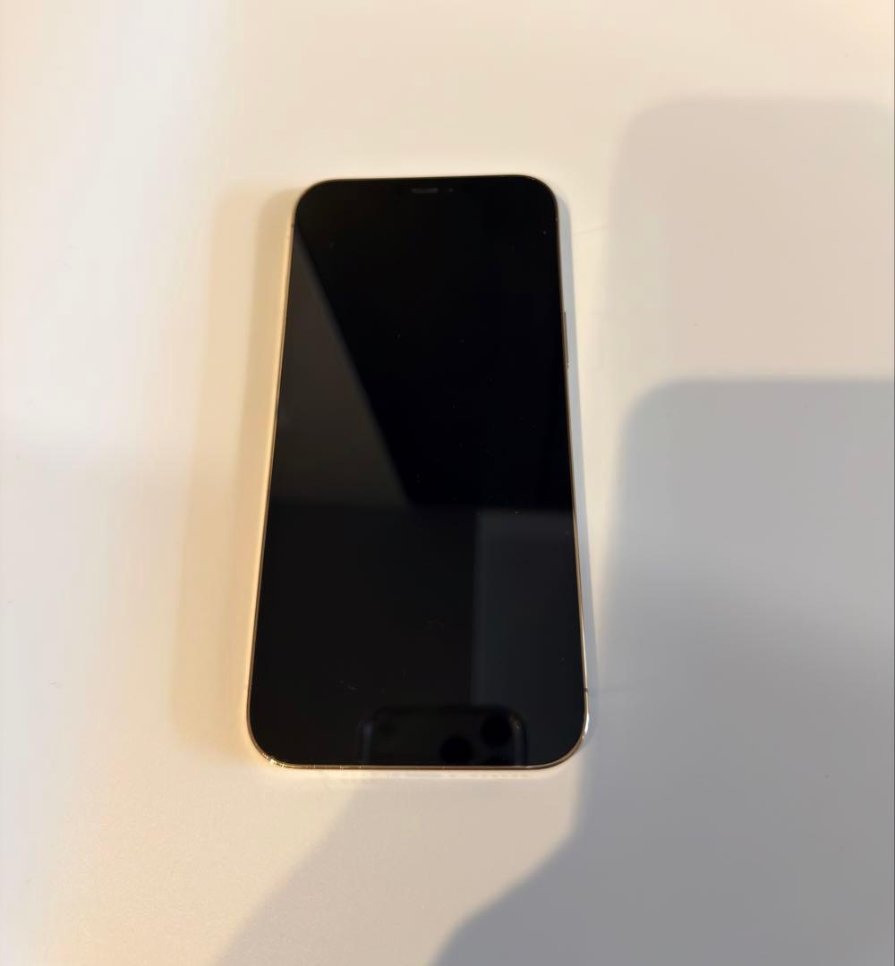 美品！iPhone12ProMax 256GB ゴールド