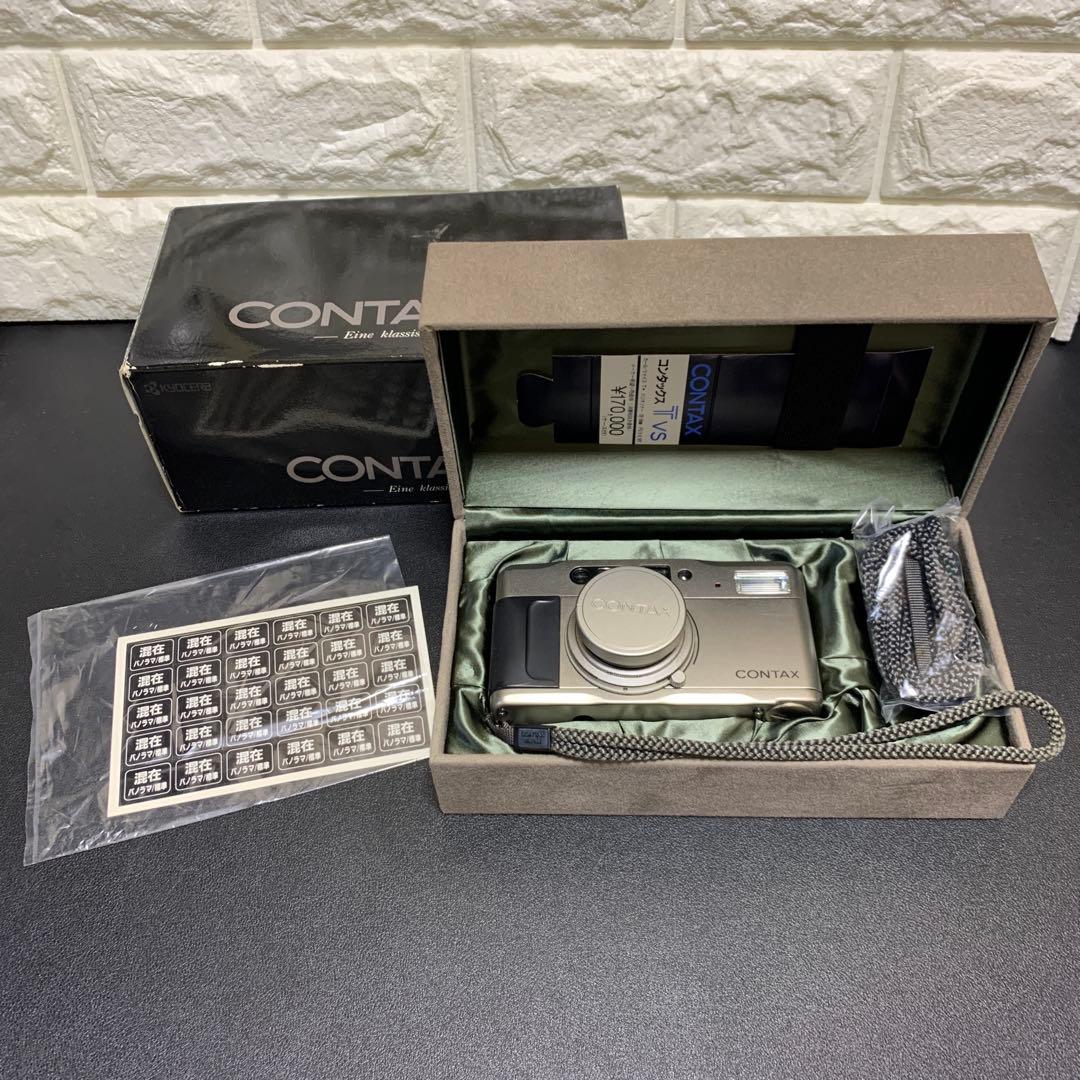コンタックスCONTAX TVSフィルムカメラ通電確認済　 現状品　動作未確認