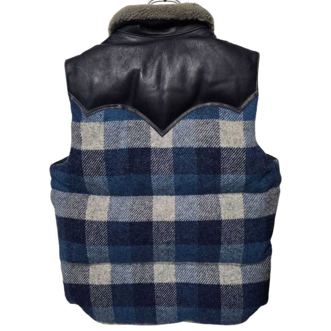 ロッキーマウンテンフェザーベッド × エイプ ダウンベスト ウール 42