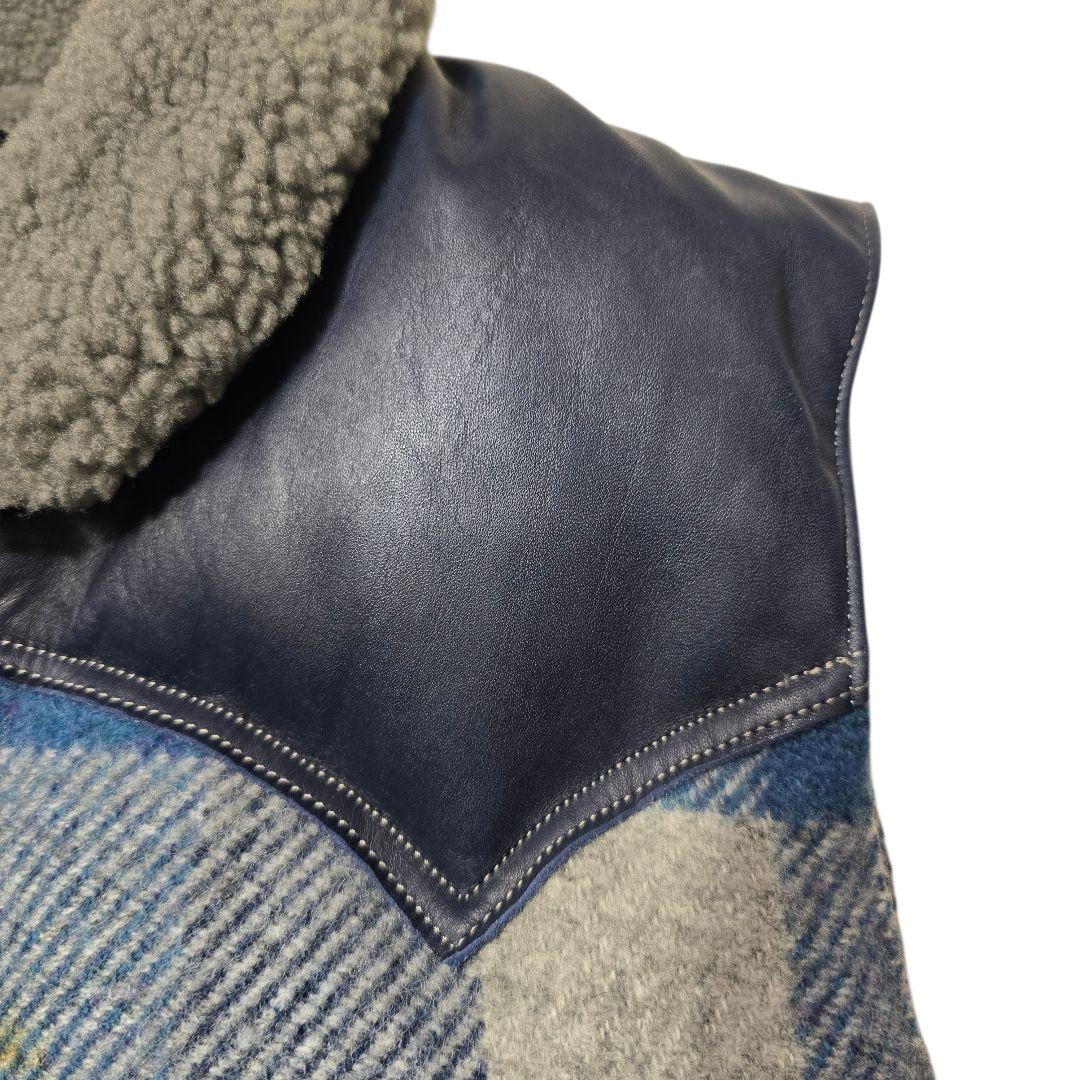 ロッキーマウンテンフェザーベッド × エイプ ダウンベスト ウール 42