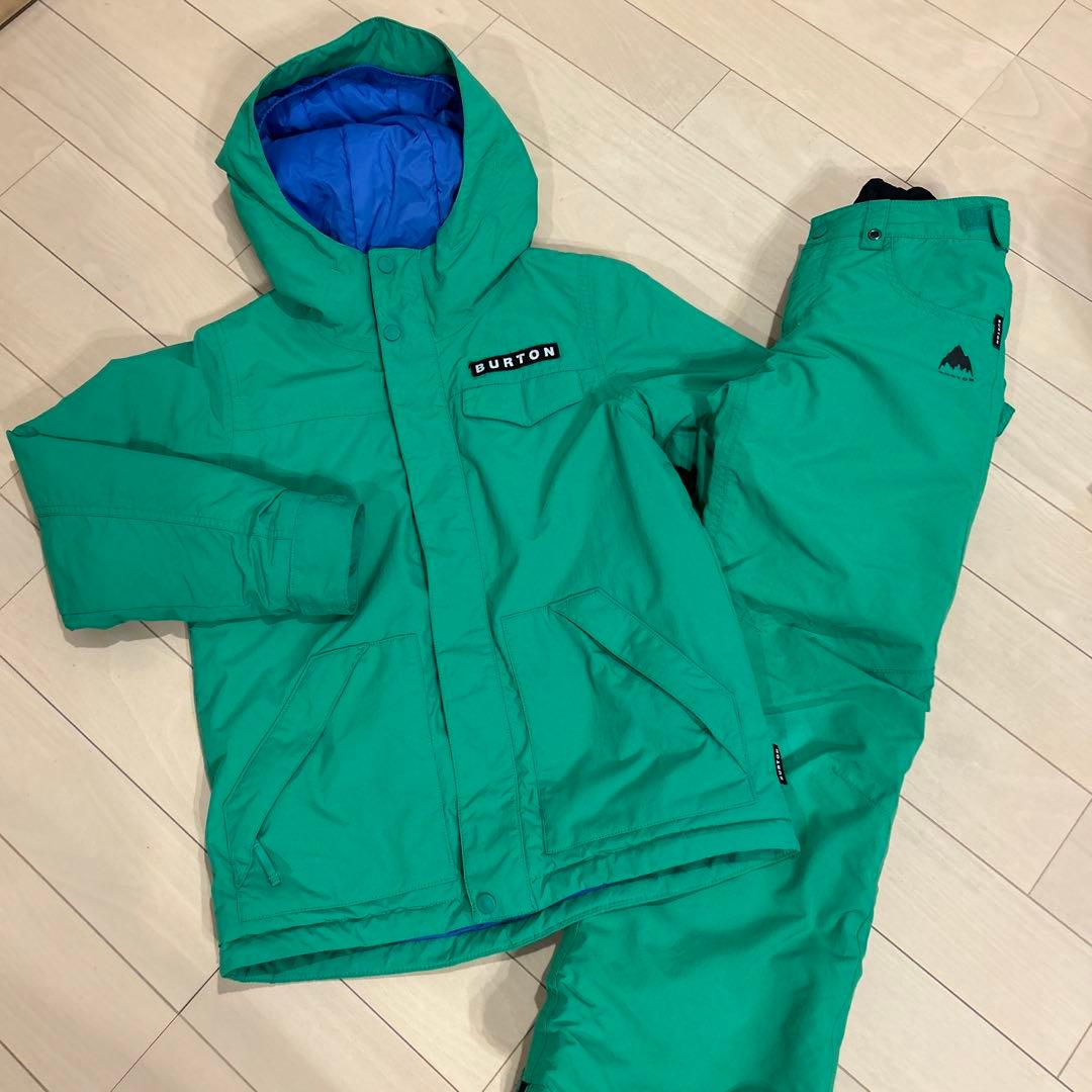 バートン　キッズM スノーウェア　セットアップ