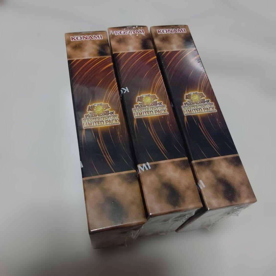 遊戯王 QUARTER CENTURY LIMITED PACK 3BOX