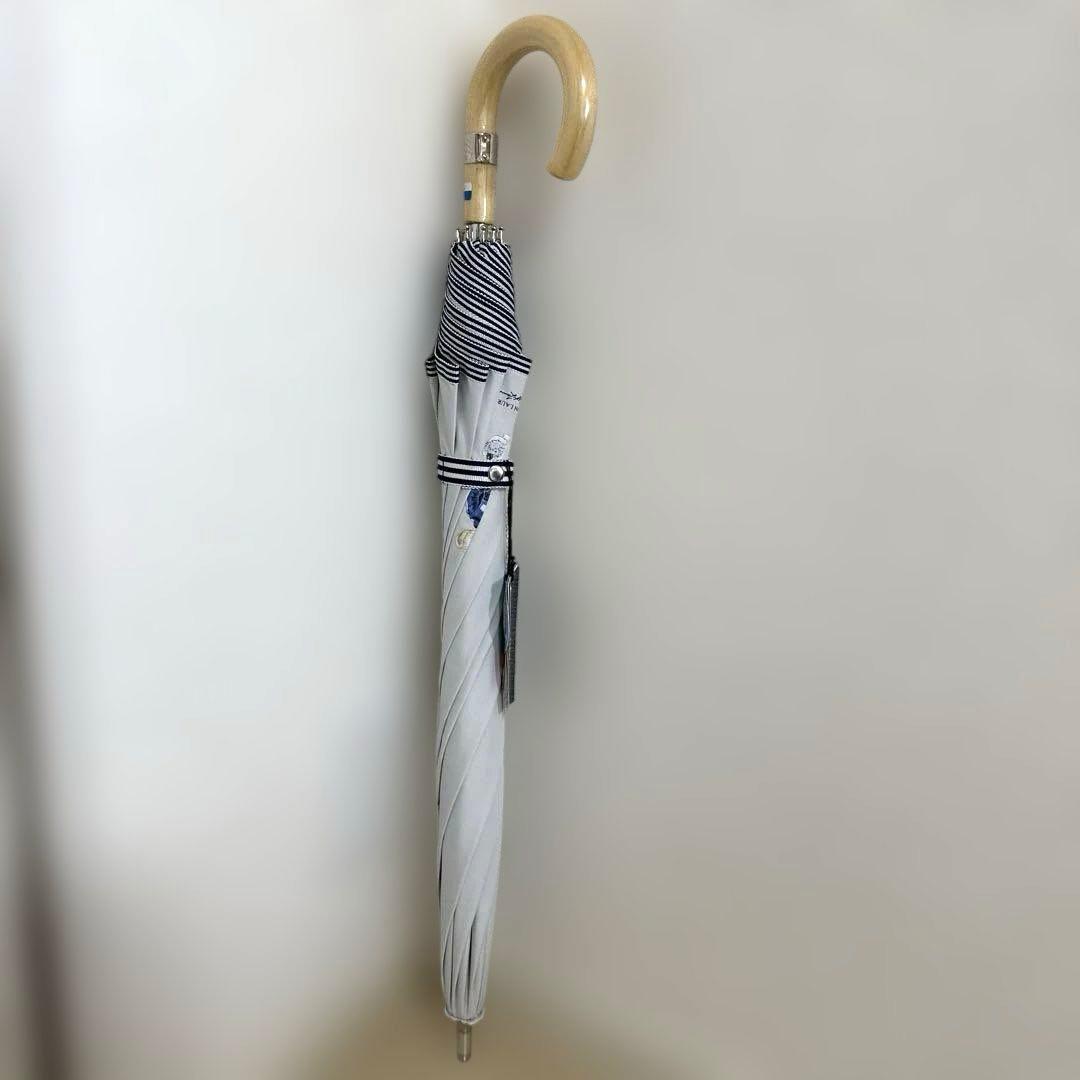 新品未使用タグ付　ポロラルフローレン晴雨兼用長傘 ポロベア　グレイッシュホワイト