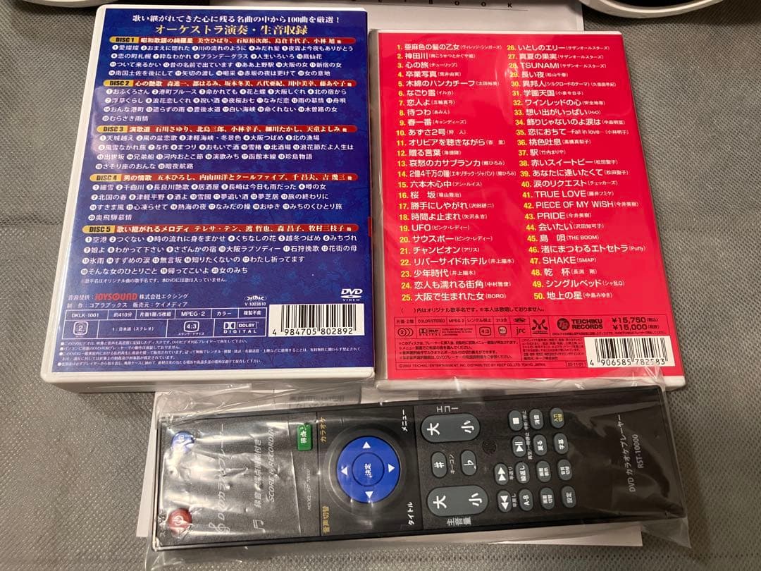 カラオケ対応DVDプレーヤーRST-10000/150曲➕マイク