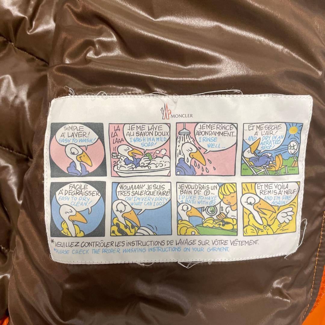 モンクレール MONCLER オレンジ ダウンジャケット 超美品