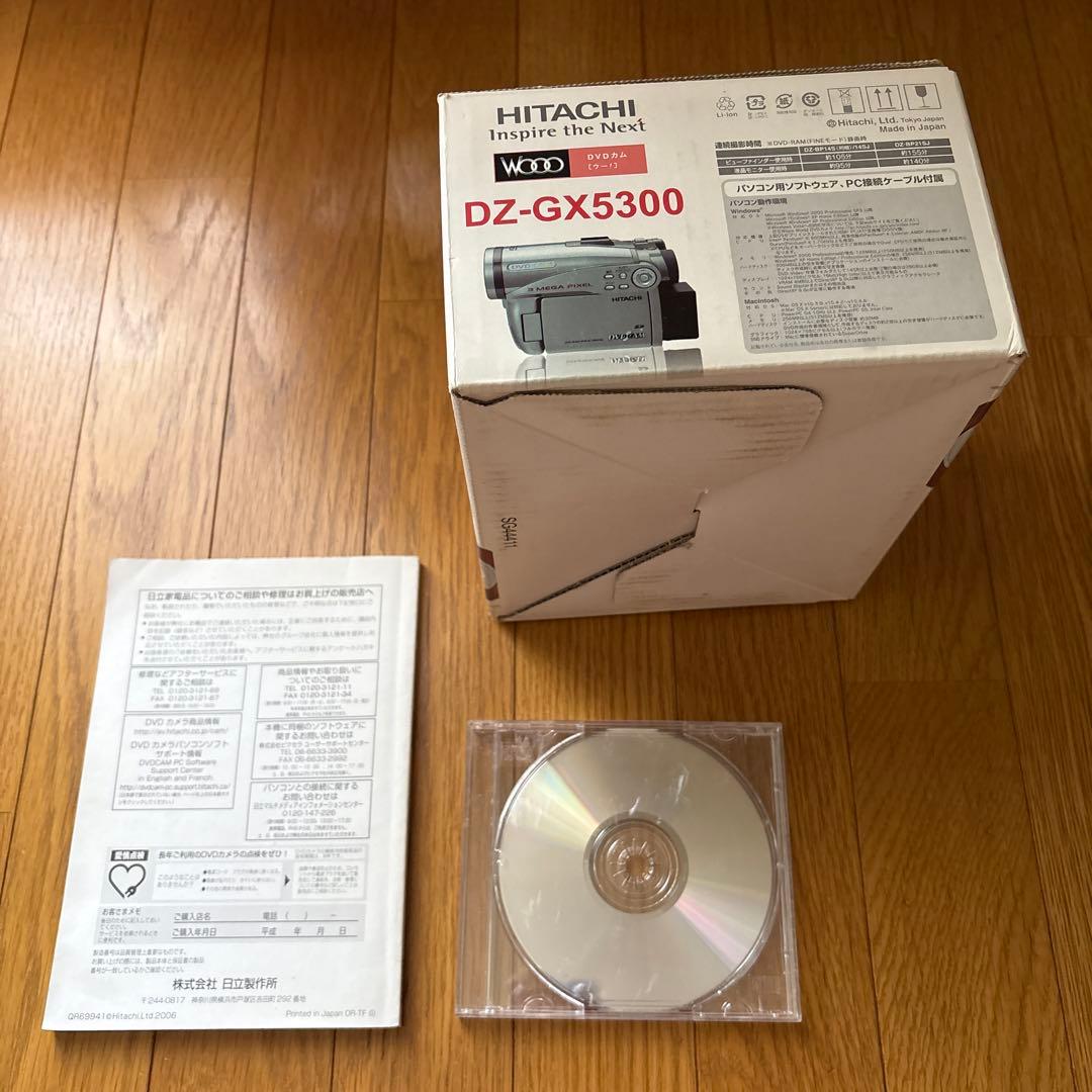 【初期化済み】HITACHI DZ-GX5300 DVDカメラ