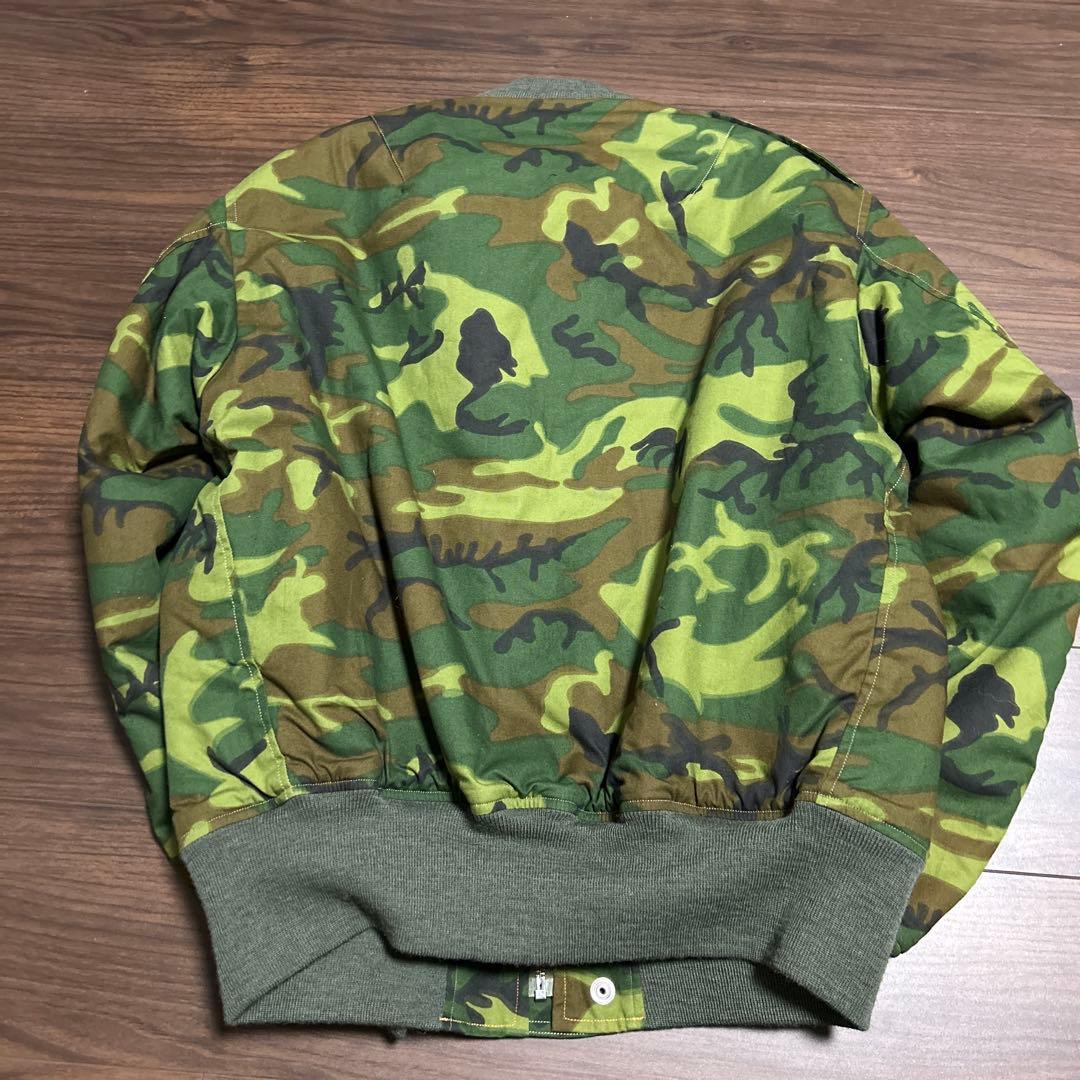 バズリクソンズ　カモフラージュ　フライトジャケット　BR11718 L-2B