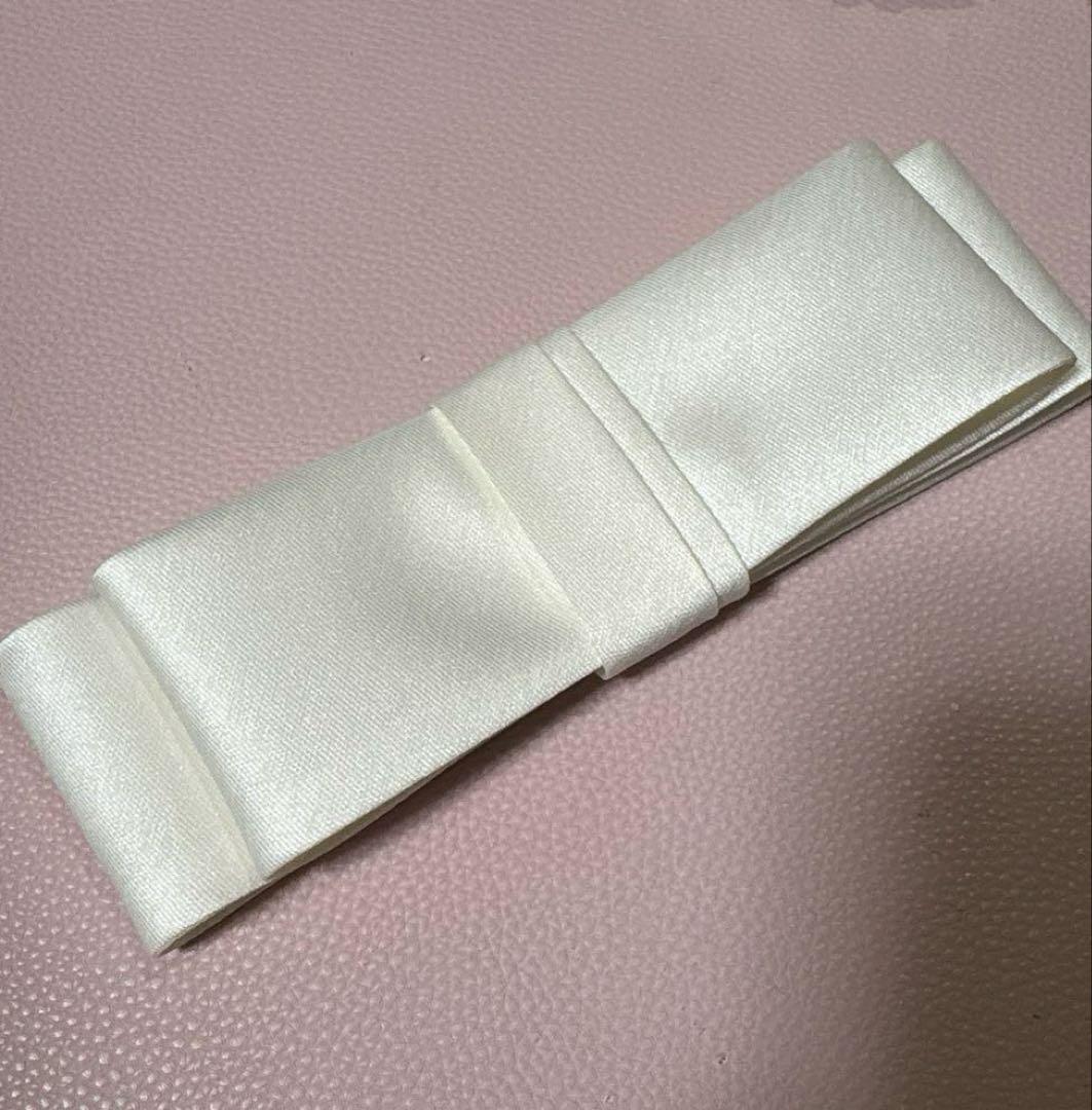 【値下げ】エマリーエ　リボンボンネ Sサイズ　ウェディング　　ヘッドドレス