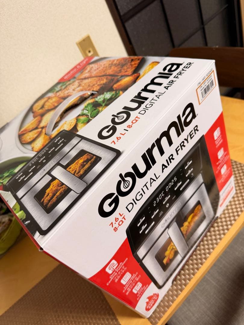 Gourmia 7.6L デジタルエアフライヤー