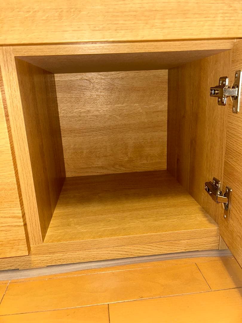 ニトリ　木製食器棚 引き出し付き　梱包・発送頼める便にて送ります♪