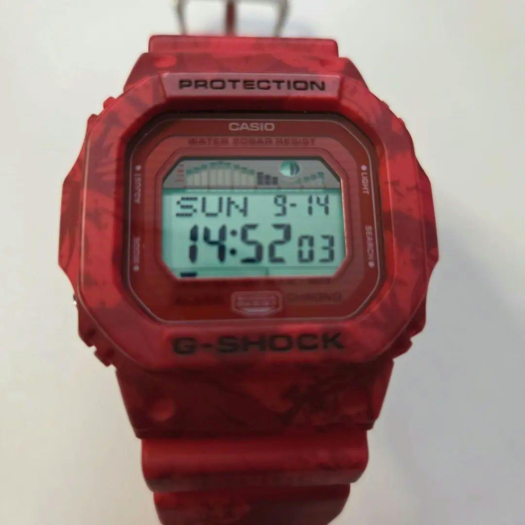 G-SHOCK デジタル腕時計 赤柄付き