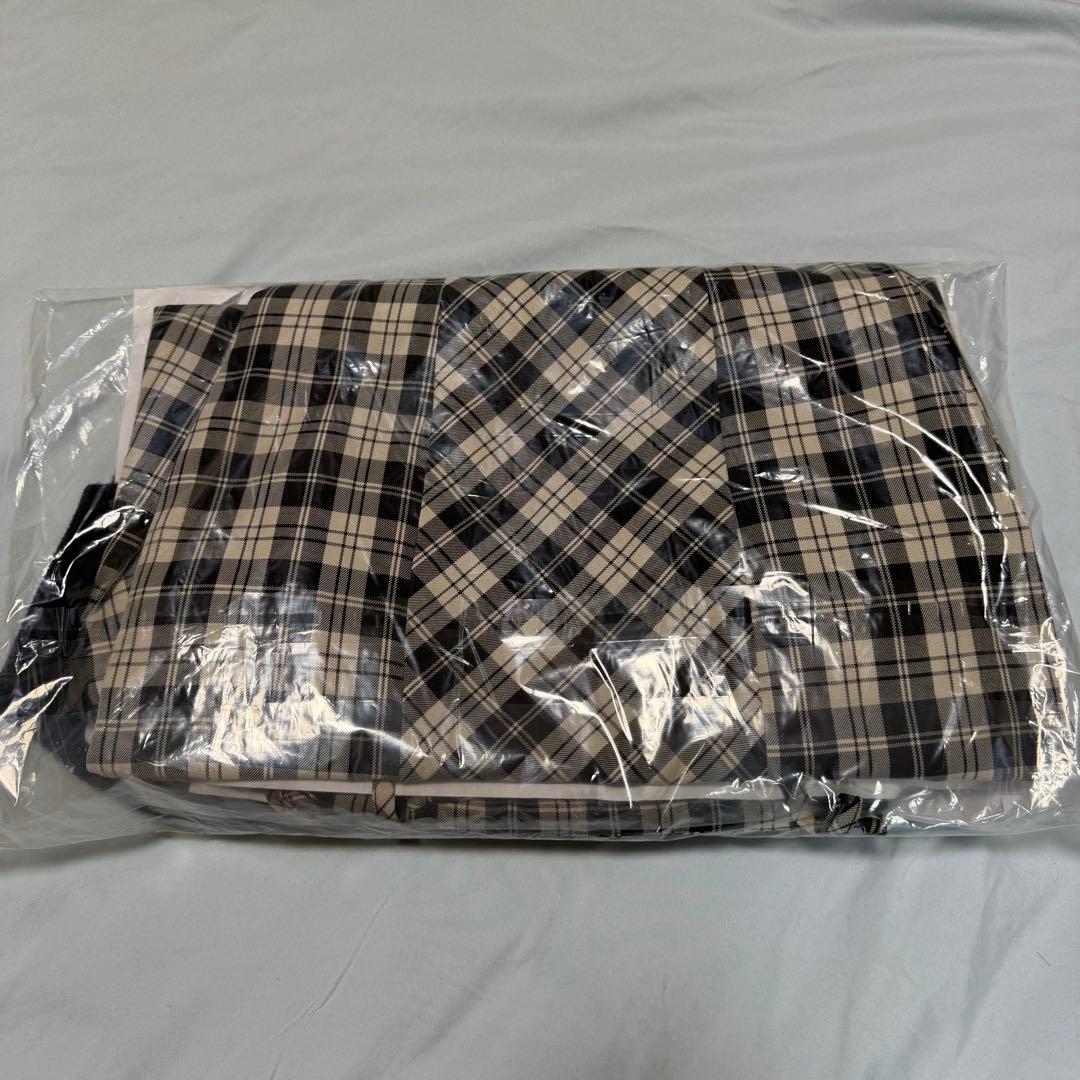 michellMacaron ミシェルマカロン ボレロチェックロングワンピース