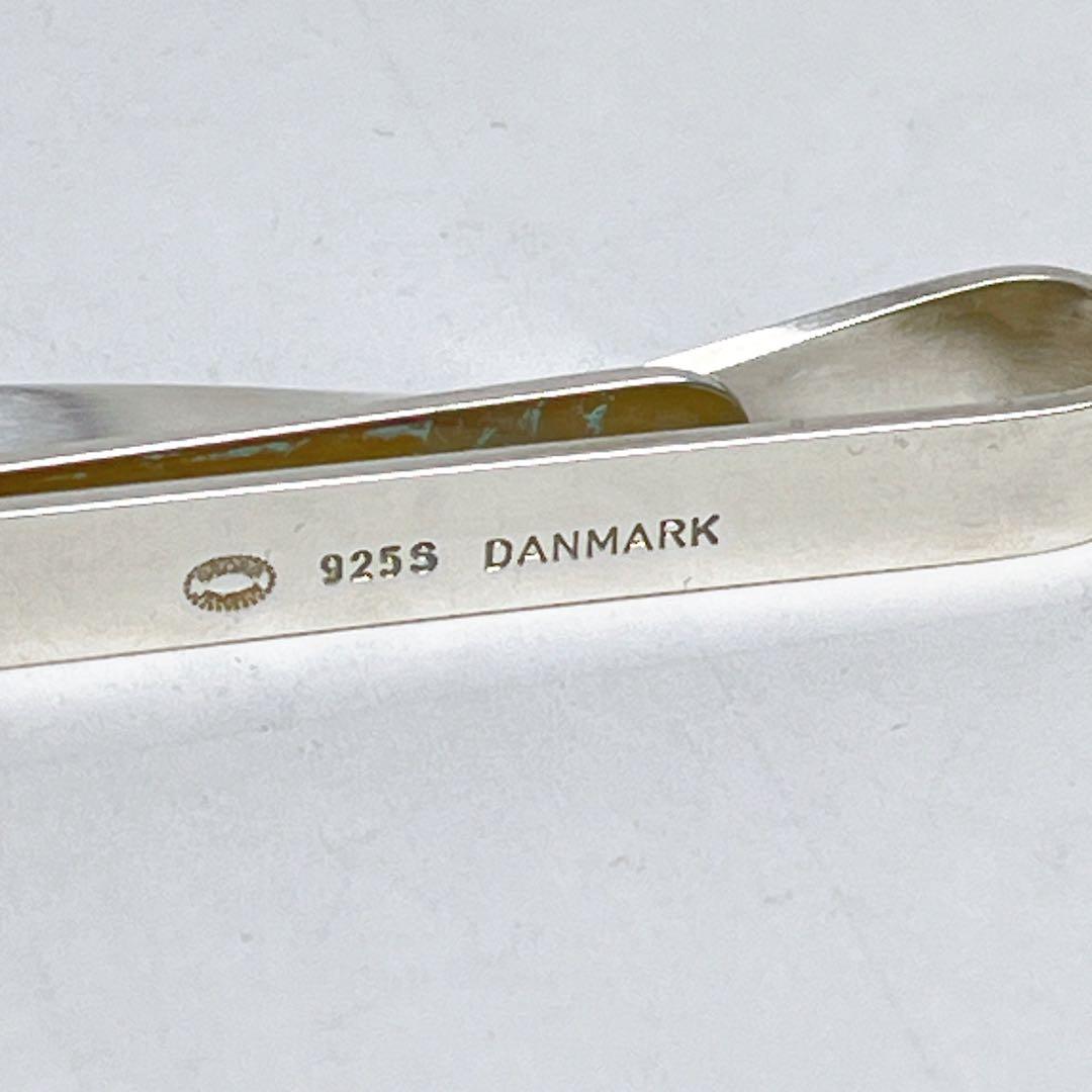 ジョージジェンセン　ツイスト　ネクタイピン　タイバー　925