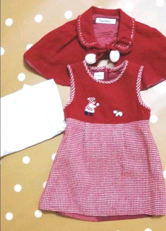 ☆ファミリア ボレロつき　ワンピース　＋インナー