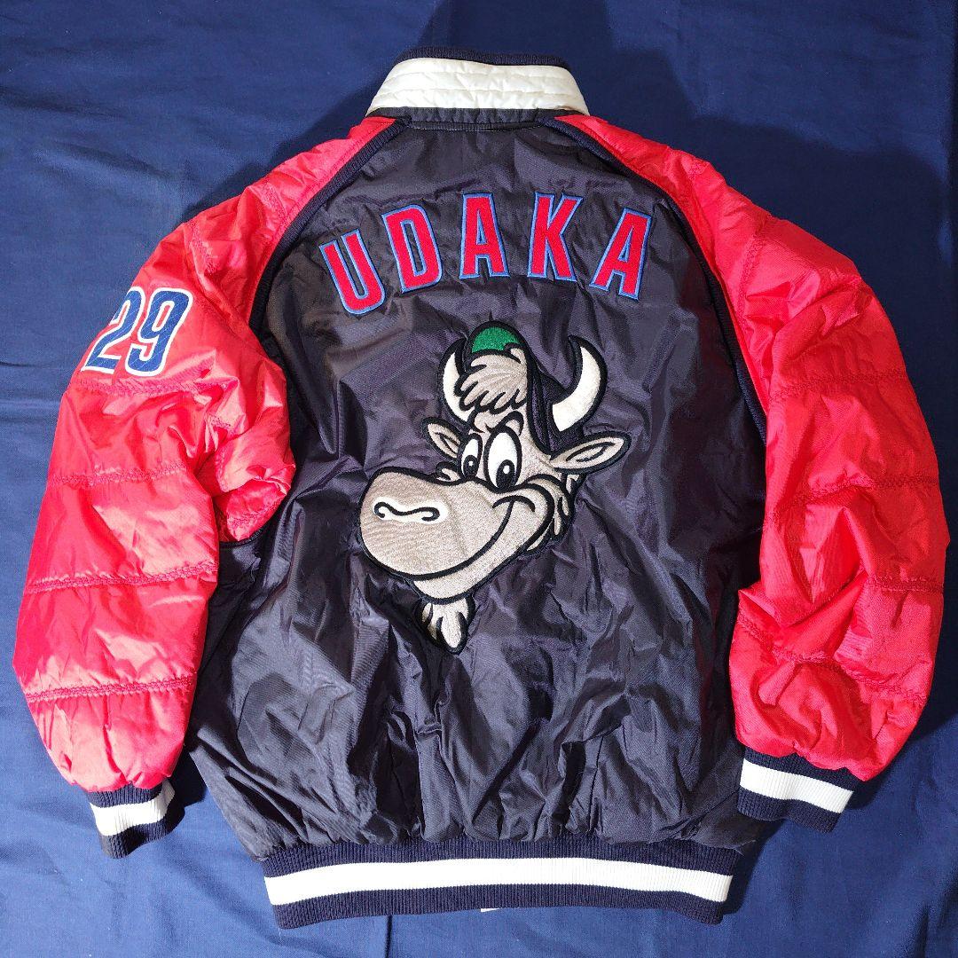 近鉄バファローズ　宇高伸次選手　実使用グランドコート　（中綿入り）