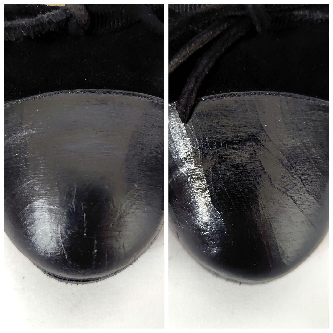 ✨️腕利き職人のリペア済✨️【シャネル】バレリーナ フラットシューズ 黒