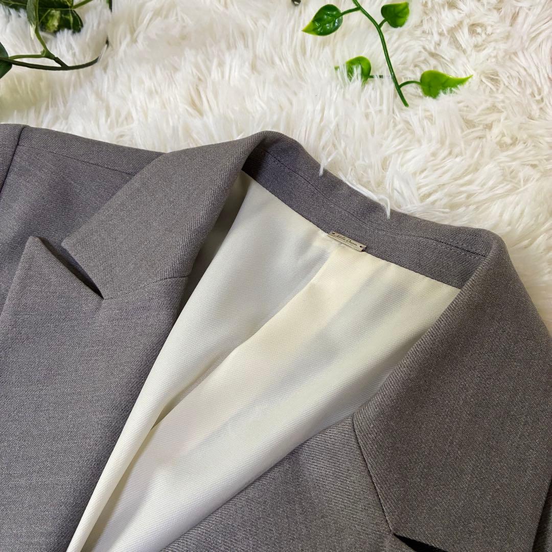 極美品✨ ミラ オーウェン金釦ダブルブレザーオーバージャケット　グレー　M