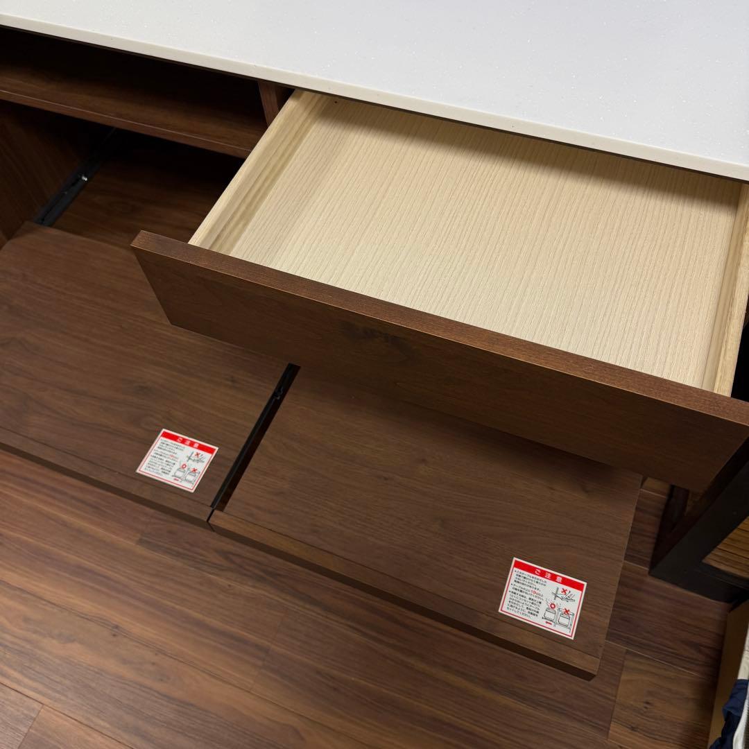 堀田木工 アンアン キッチンカウンター 120cm ウォールナット